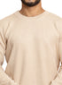Beige Design 2420 Round Pullover - Khotwh